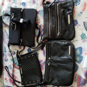 Lot of 4 Black Bags